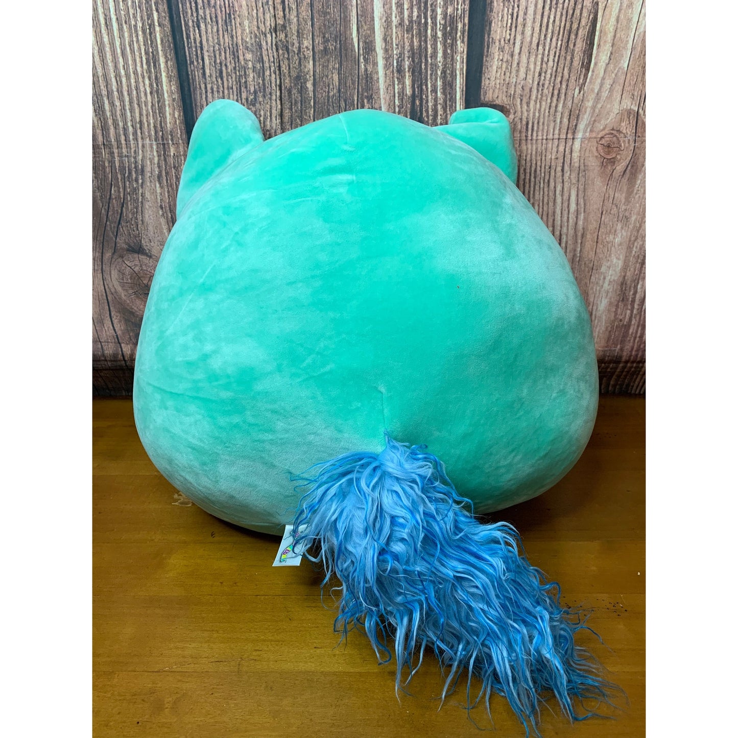 NWT Squishmallows Rienne Teal Fox Plush Stuffed Animal 16in