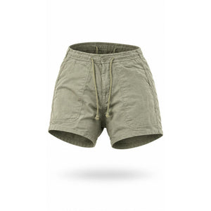 Island Image Khaki Tie Waist Shorts Size 34 Men’s Ramie
