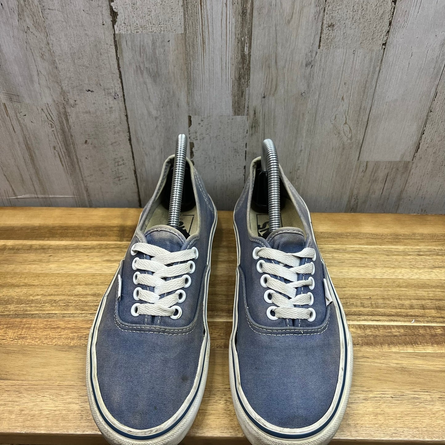 Vans Authentic Blue/White Low Top Lace Up Casual Sneakers Men's 6.5 / Women's 8