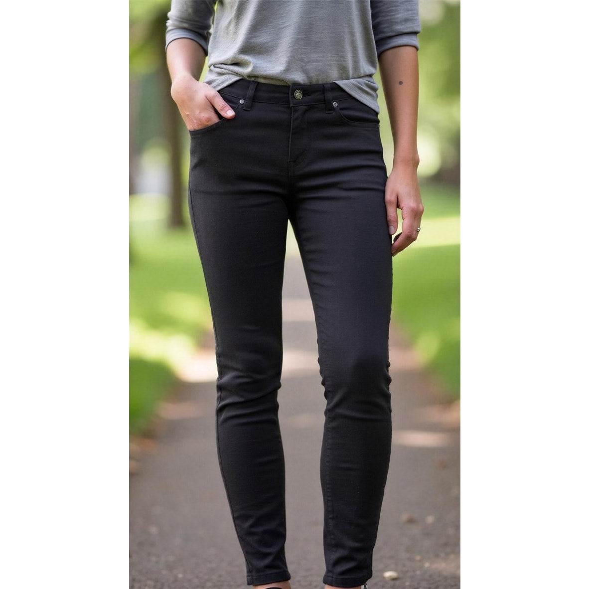 PrAna Women's Dark Gray Briann Pant Size 4 Casual Stretch Flattering Fit