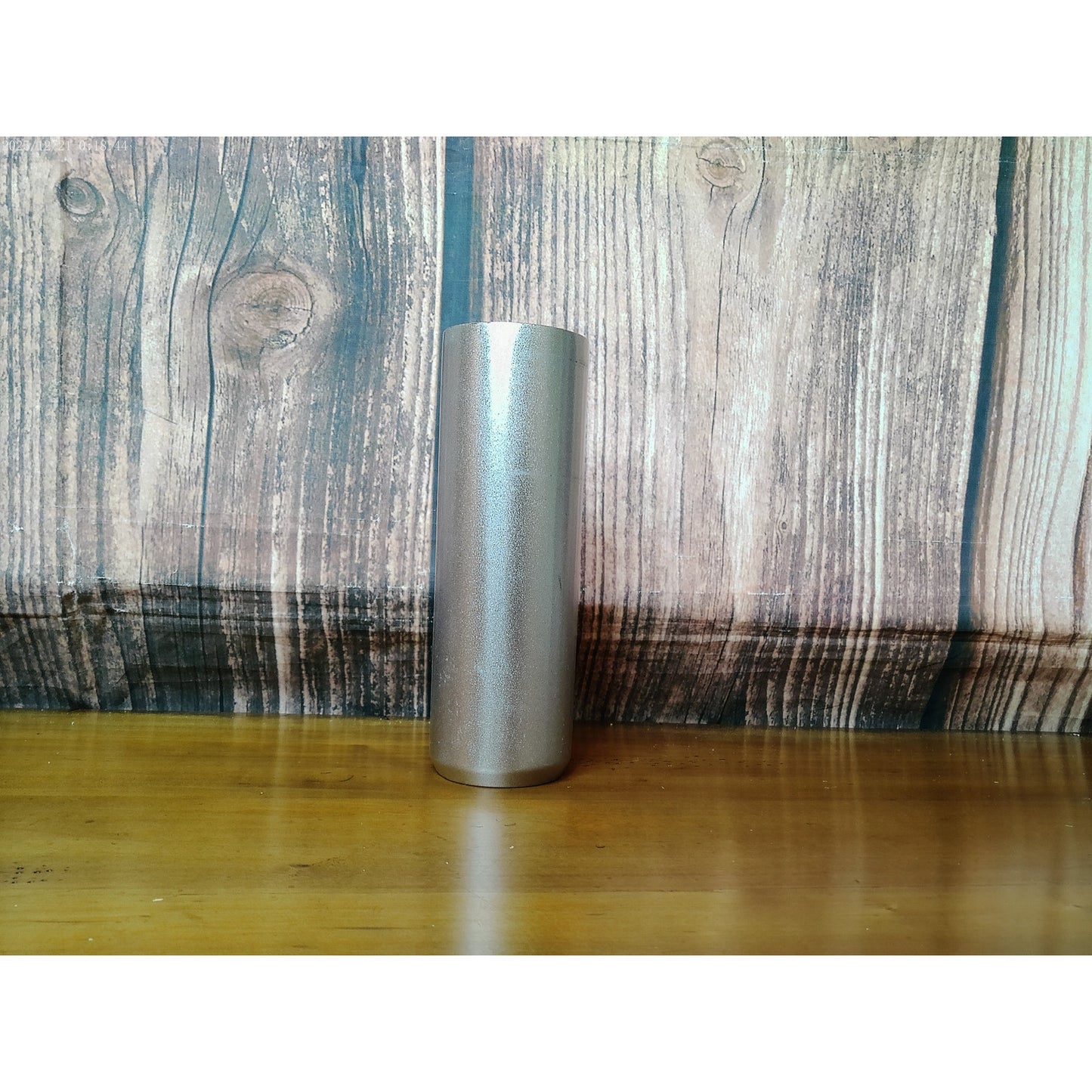 Starbucks Glitter Champagne Gold Vacuum Insulated Bottle Travel Tumbler NO LID