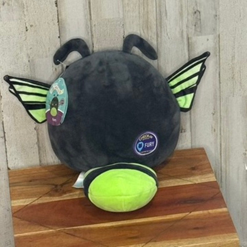 NWT Squishmallows Fury Hornet Plush Toy Black & Green Medium 10"