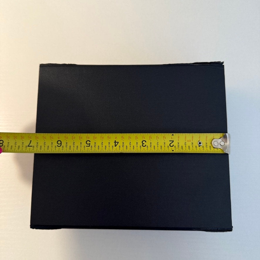 Versace Presentation Gift Box Case Black Gold Logo Jewelry Watch Storage
