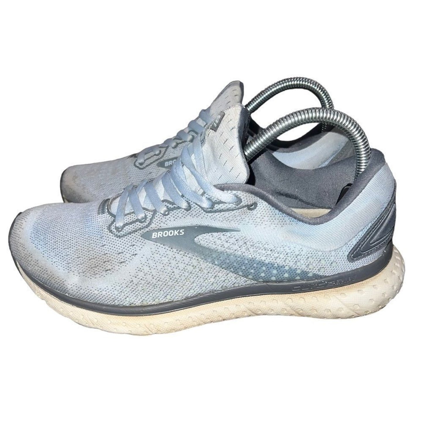 Brooks Glycerin 18 Women's Running Shoes Blue/Gray Lace Up Size 8.5