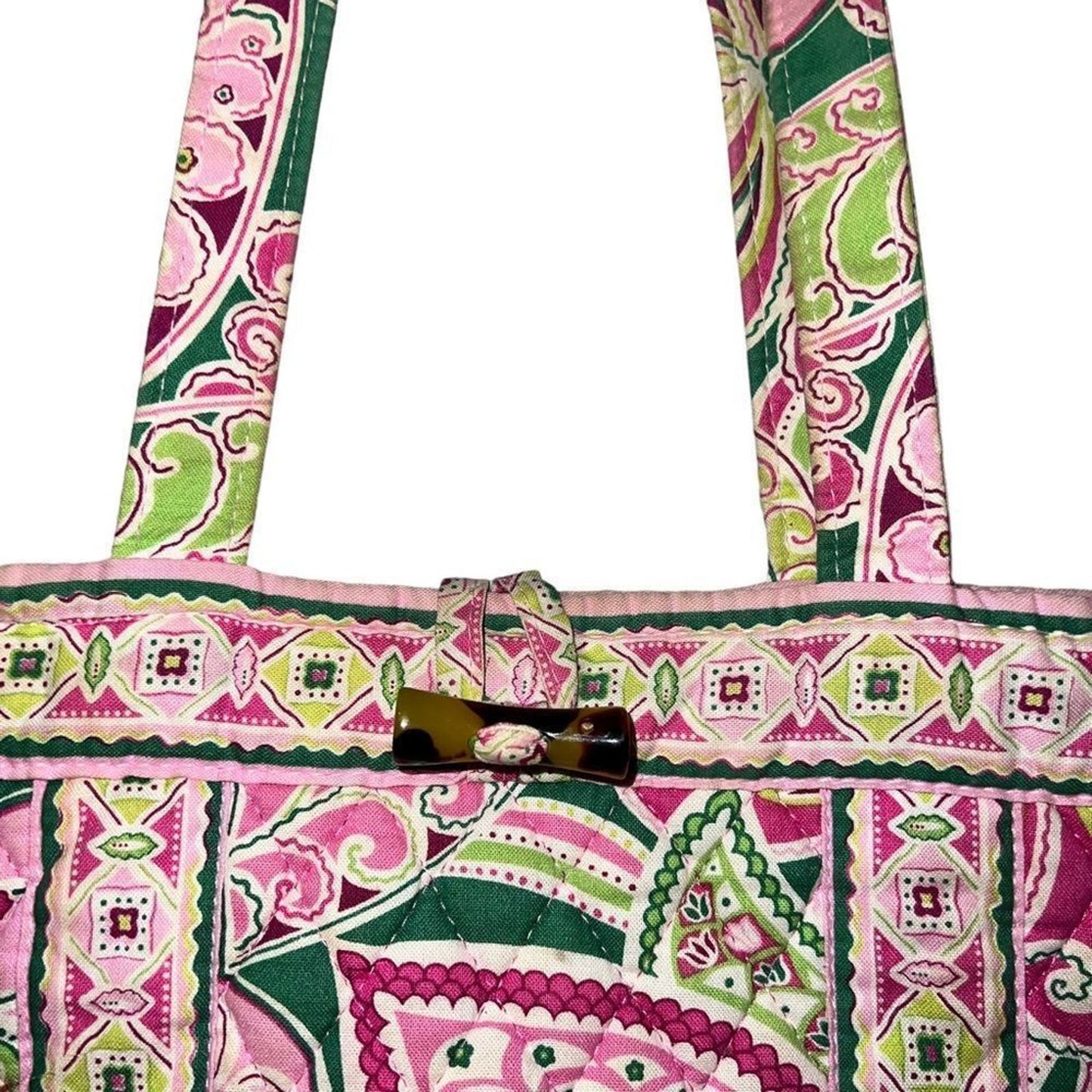 Retired Vera Bradley Pinwheel Pink Small Tote