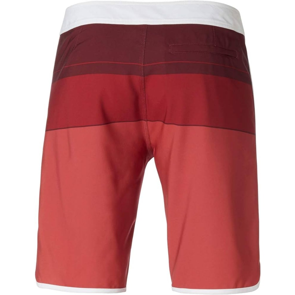 Fox Men's Size 30 Board shorts Red Maroon Color block Swim Trunks