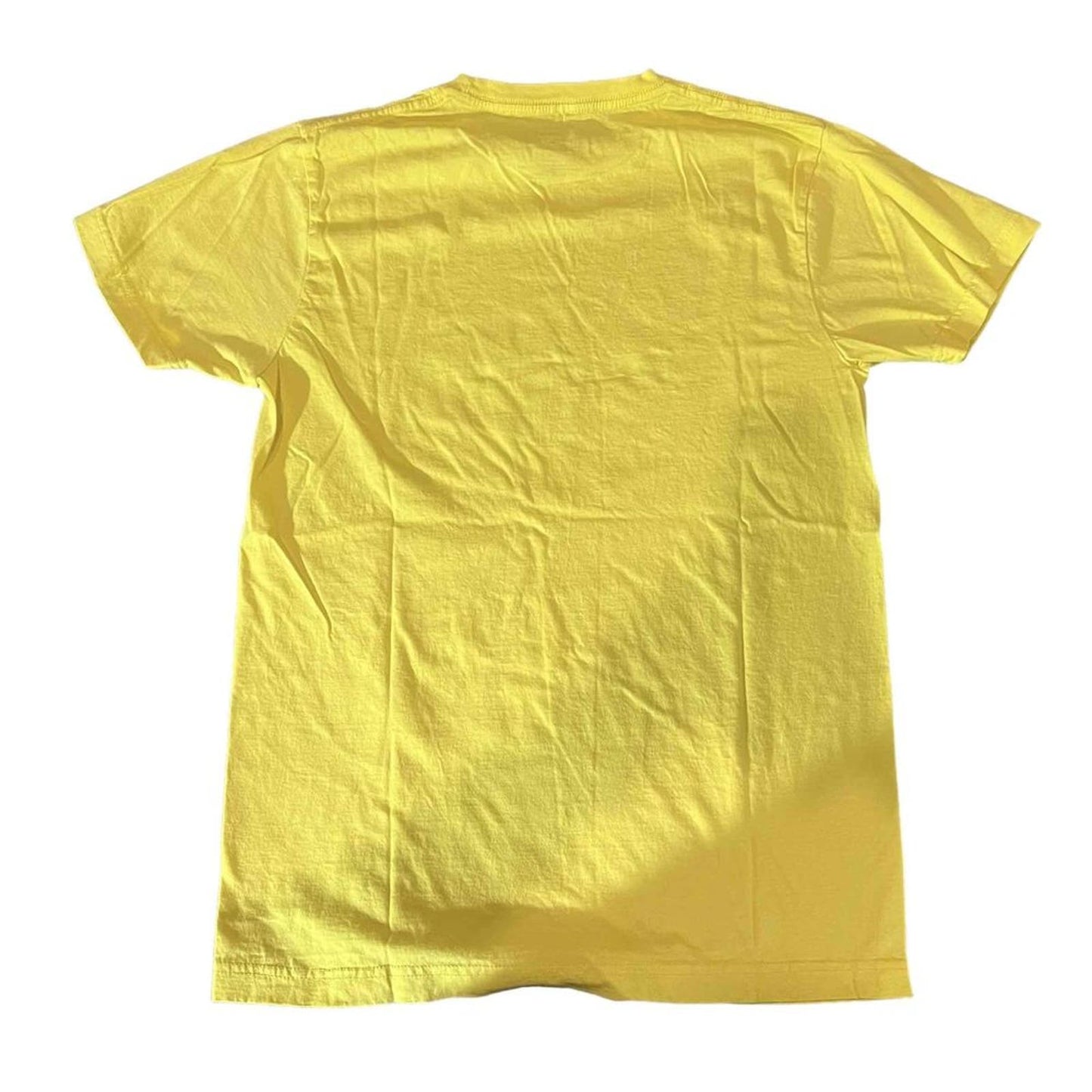 Quiksilver Men's Medium Regular Fit Yellow Short Sleeve Graphic Cotton T-Shirt