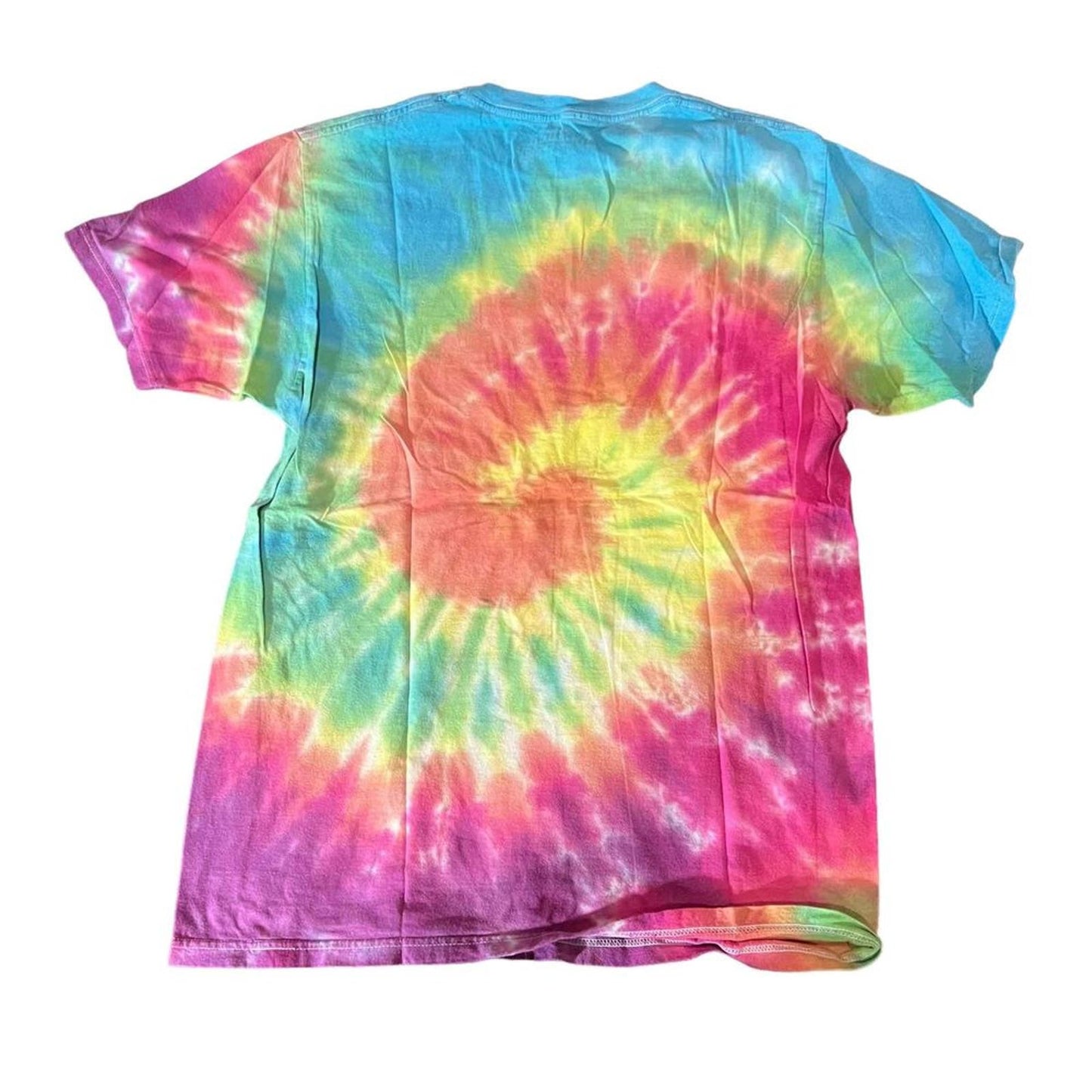 Hot Topic Black Matter Women's Medium Tie Dye 'Love is Love' Short Sleeve Tee