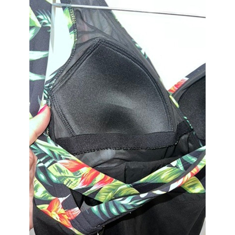 NWOT CALIA by Carrie Underwood Women's Tropical Print One-Piece Swimsuit 4