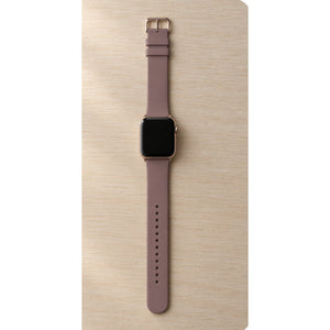 Smart Watch Rose Gold Square Fitness Tracker Mauve Pink Silicone Band Not Tested