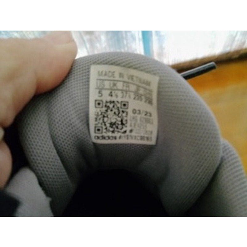 adidas Cross 'Em Up Select Kids Black/White/Grey Size 5