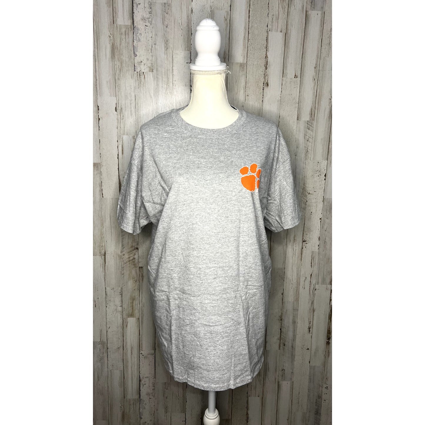 NWT Clemson Tigers "Passionate About Winning" Gray Unisex T-Shirt Size Large