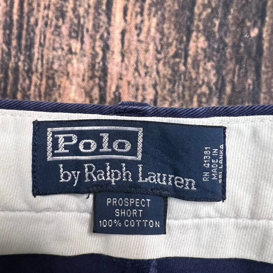 Polo Ralph Lauren Men's Chino Shorts Blue Size 35 Casual Classic Fit