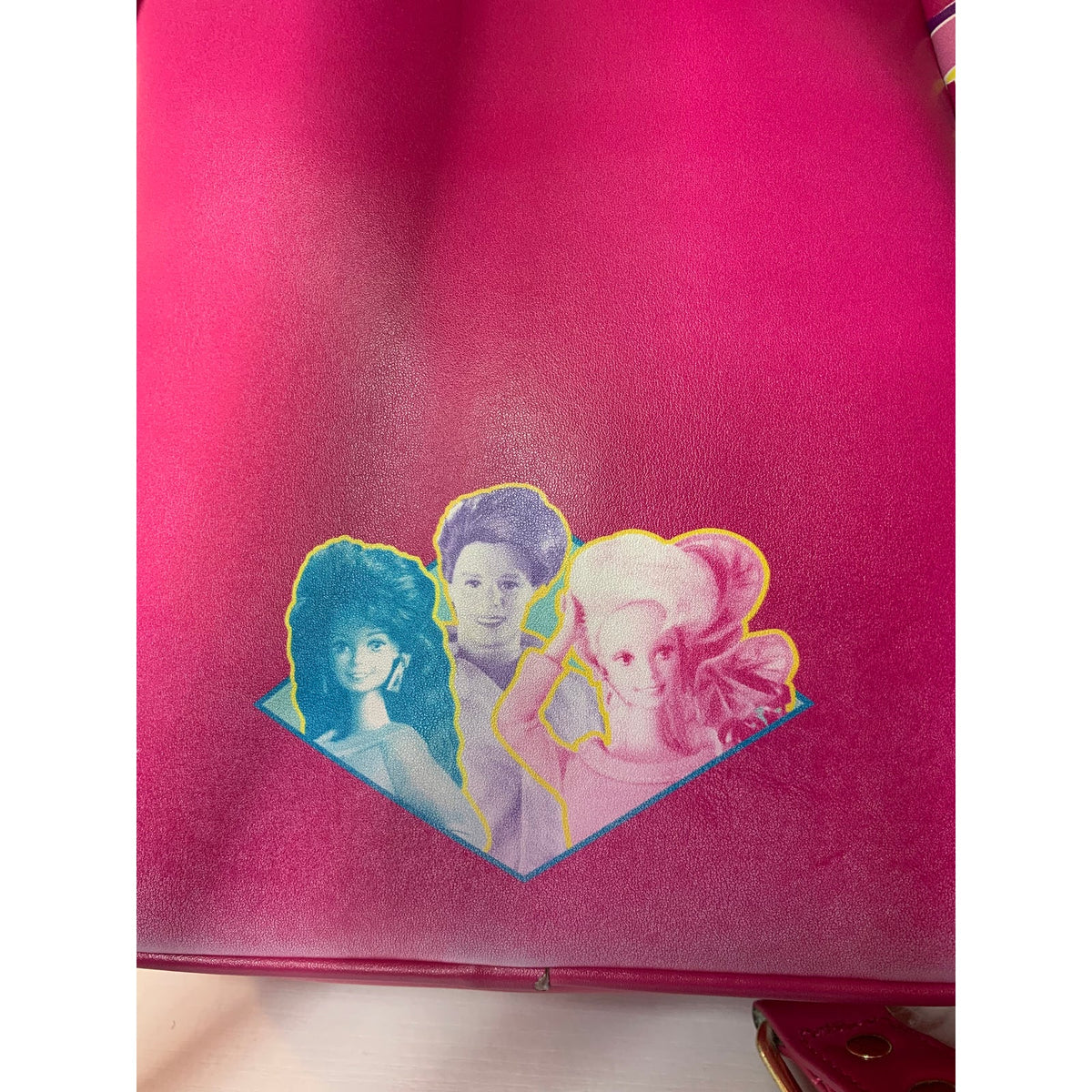 Loungefly Barbie Movie Logo Pink Swirl Mini Backpack Vegan Leather