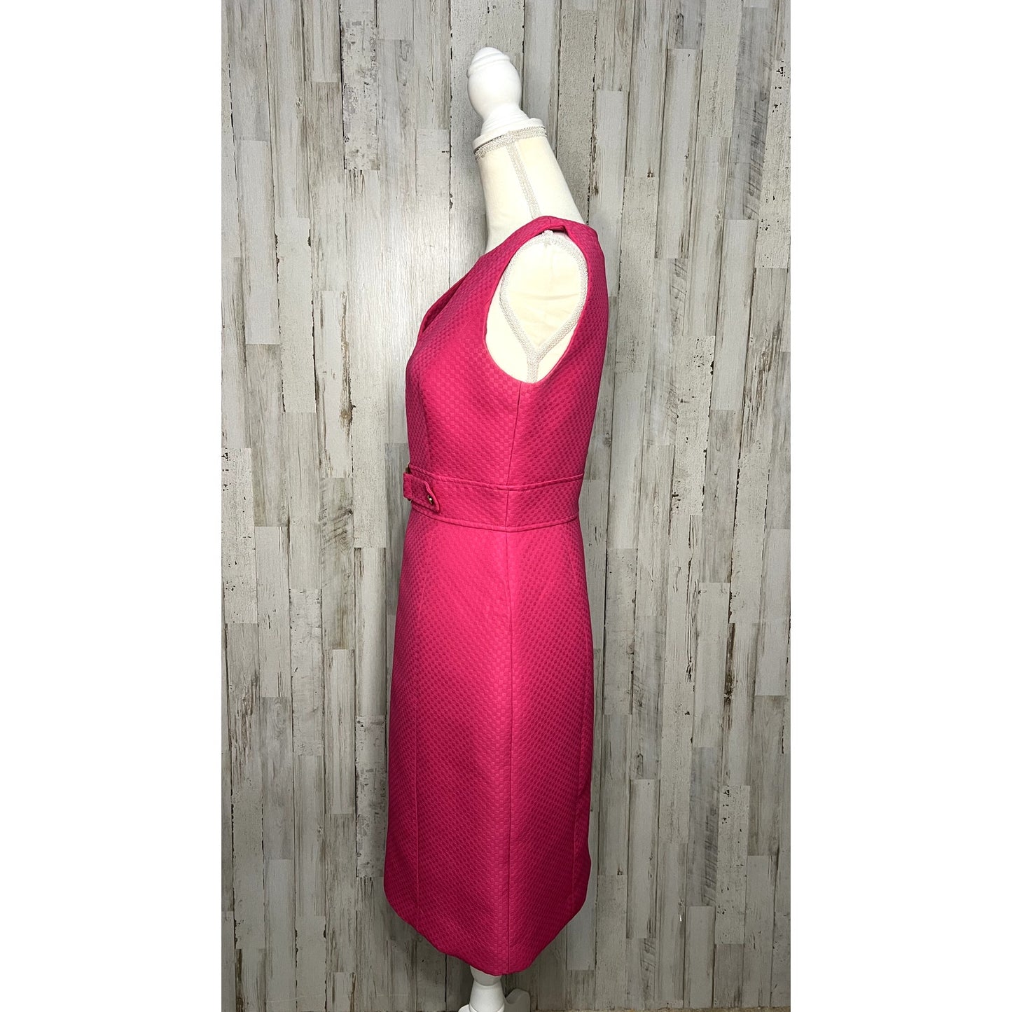 Tahari-Levine Studio Women's Pink Sleeveless Sheath Dress Size 4 Formal