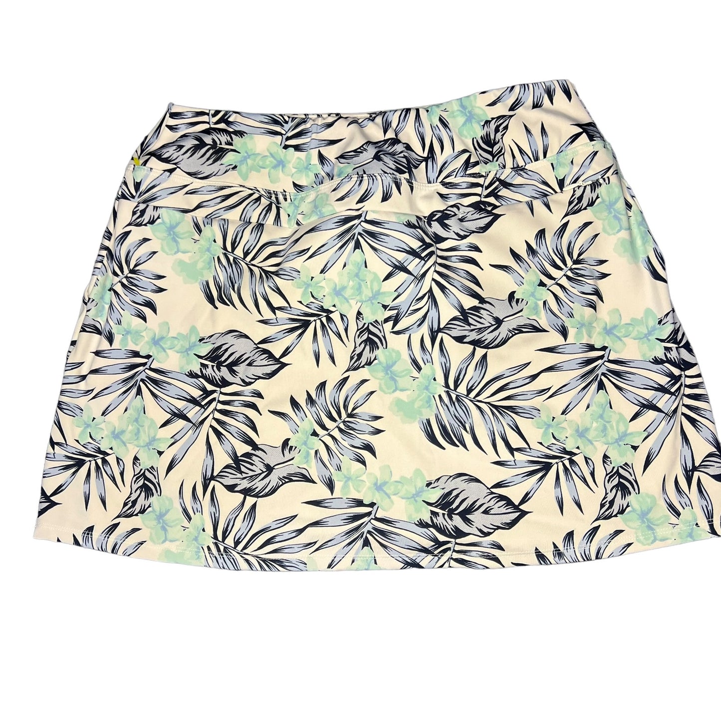 Tommy Bahama Women's Large Blue/White/Green Floral Palm Leaf Golf Skirt / Skort