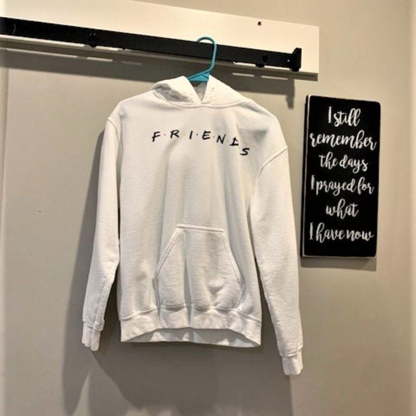 Friends white hoodie size small