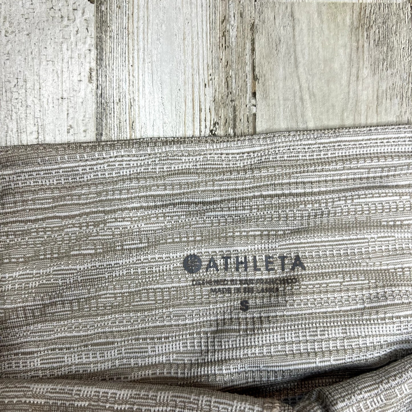 Athleta High Rise Jacquard Chaturanga 7/8 Leggings Multicolor Women's Size Small