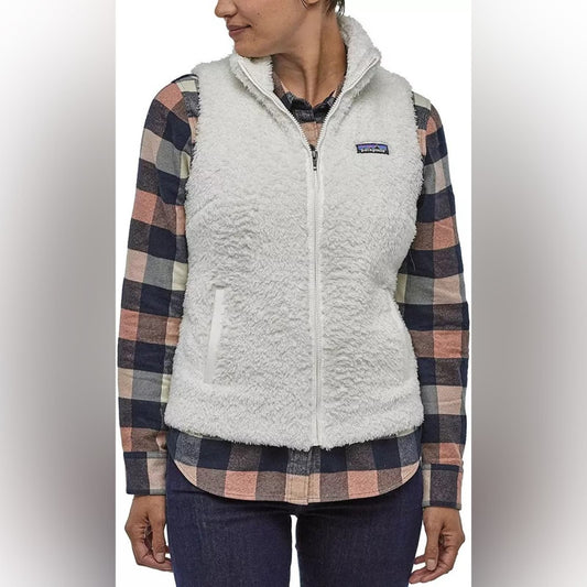 NWT  Patagonia Women's White Los Gatos Fleece Vest Size Small