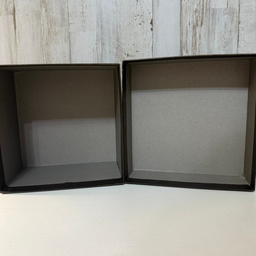 Gucci Firenze 1921 Embossed Brown Monogram Gift Presentation Box w/ Lid