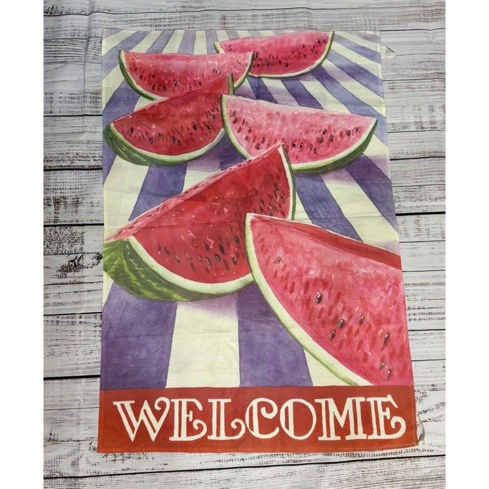 Northlight Summer Watermelon Slice Garden Flag Multicolor