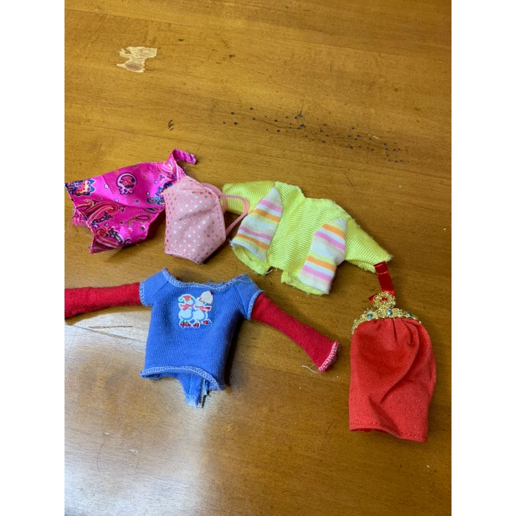 Barbie Doll Clothes Lot 24 Pc Tops Swimwear Multicolor