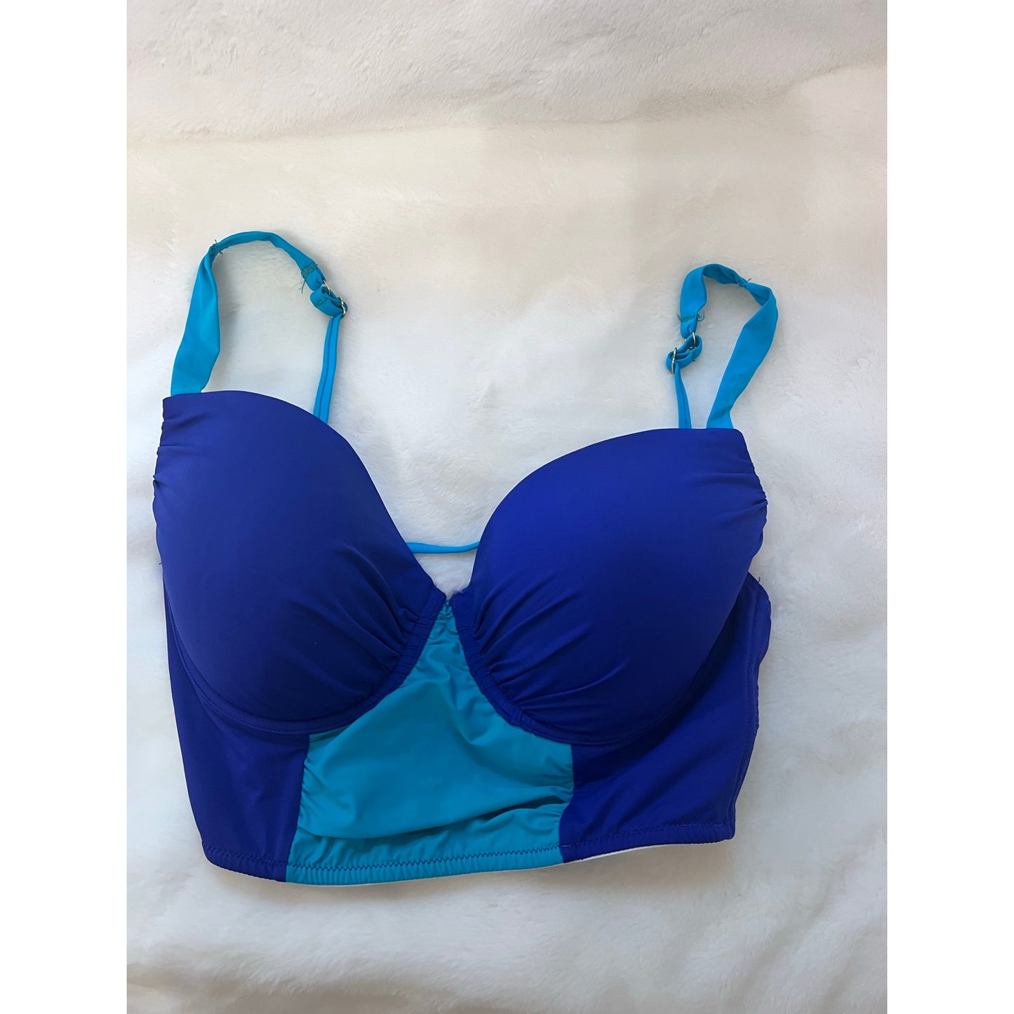 Tommy Bahama Women's Colorblock Underwire Bikini Top Size 36D