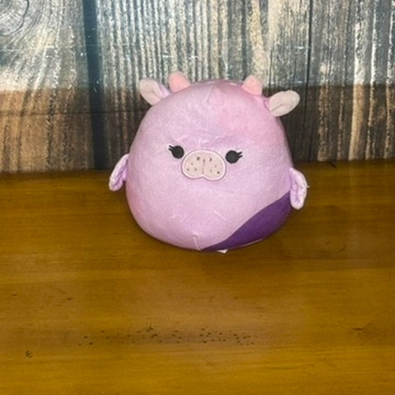 Squishmallows Stasia the Sea Cow Purple Plush Toy Medium 8"