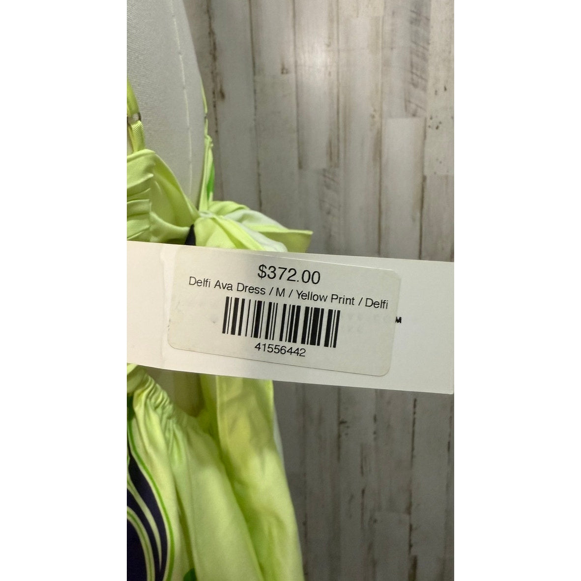 NWT Delfi Collective Ava Dress Medium Yellow Floral Print Mini Party Sleeveless