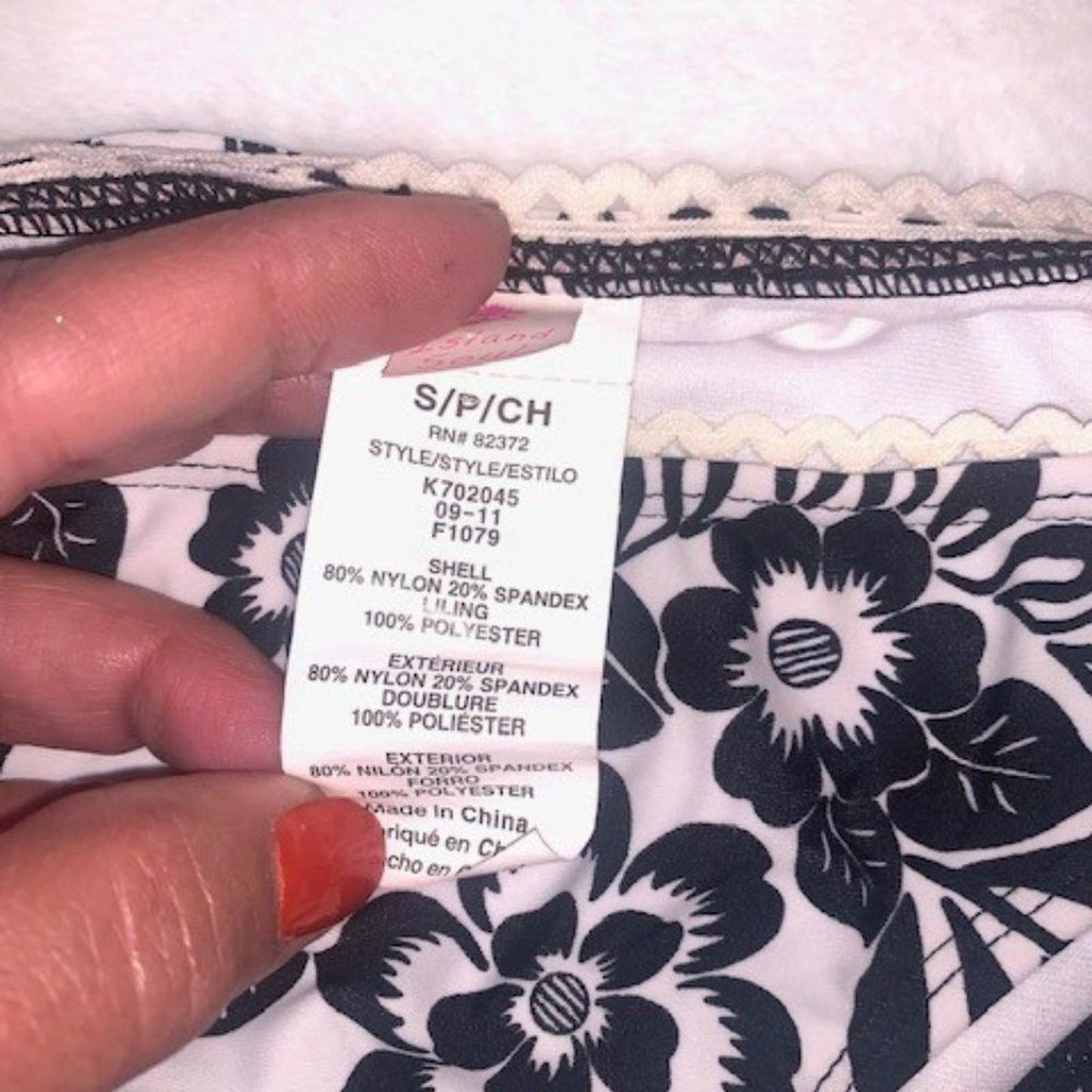 Set 2 multi-color/black and white bikini bottoms S