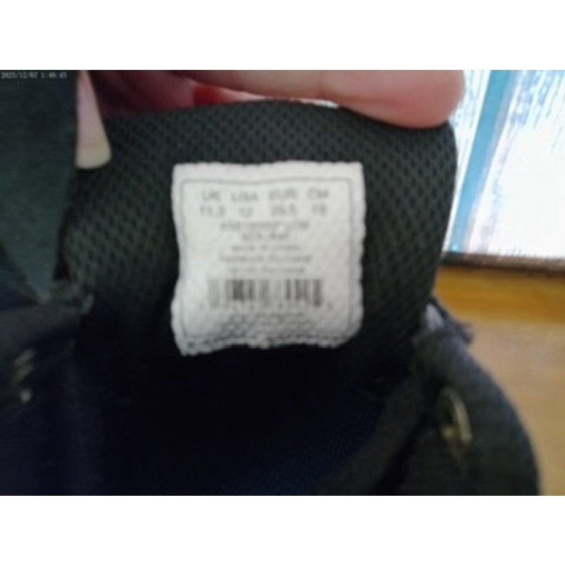 K-Swiss Classic Low Top Sneakers Black White 5-Stripe 11.5