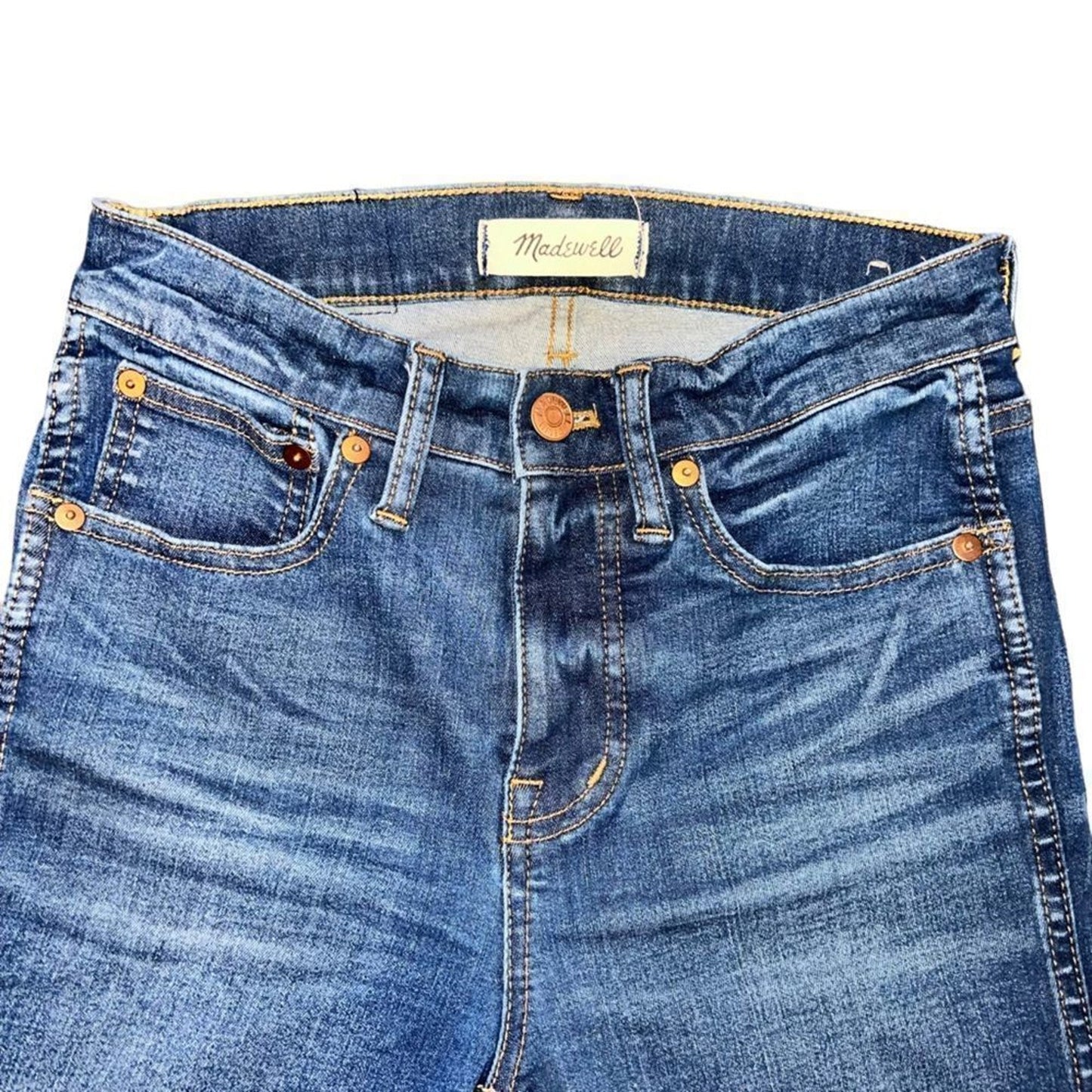 Madewell High-Rise Skinny Jeans Womens Size 25 Medium Wash Stretch Denim