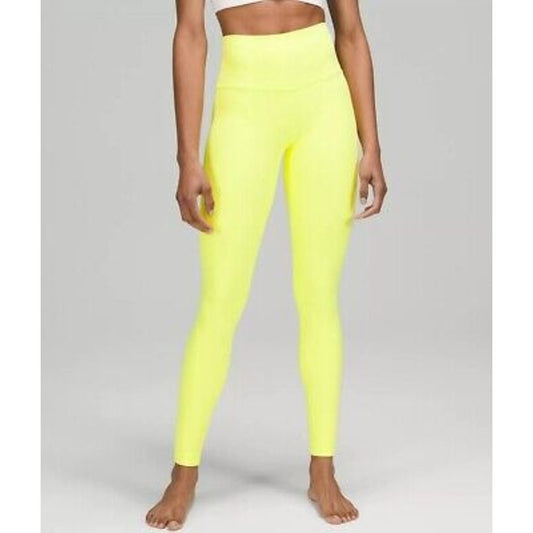 Lululemon Align High-Rise Pant 28" Yellow Leggings Size 14 Yoga Everyday Wear