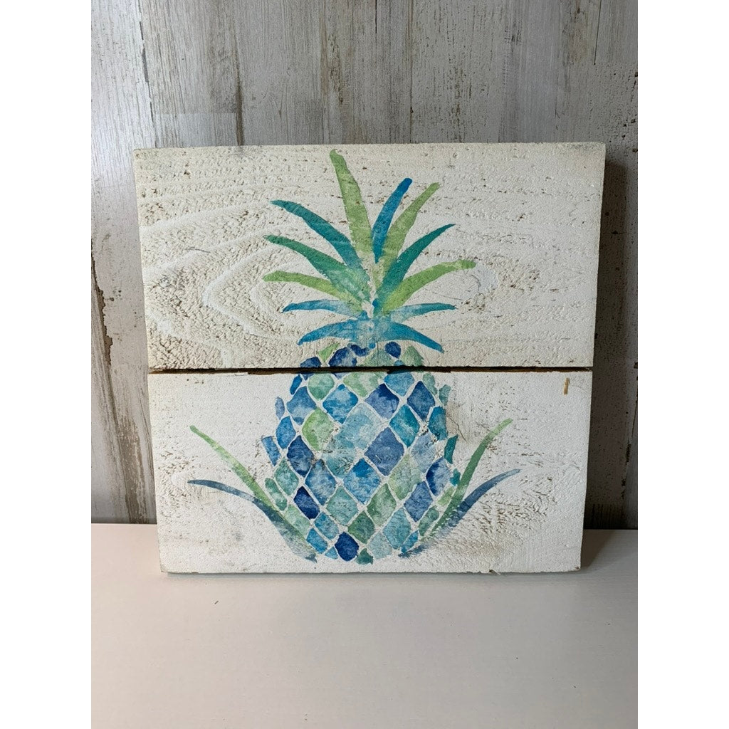 Bay Isle Home Wall Art Panels Set of 3 Pineapple Decor