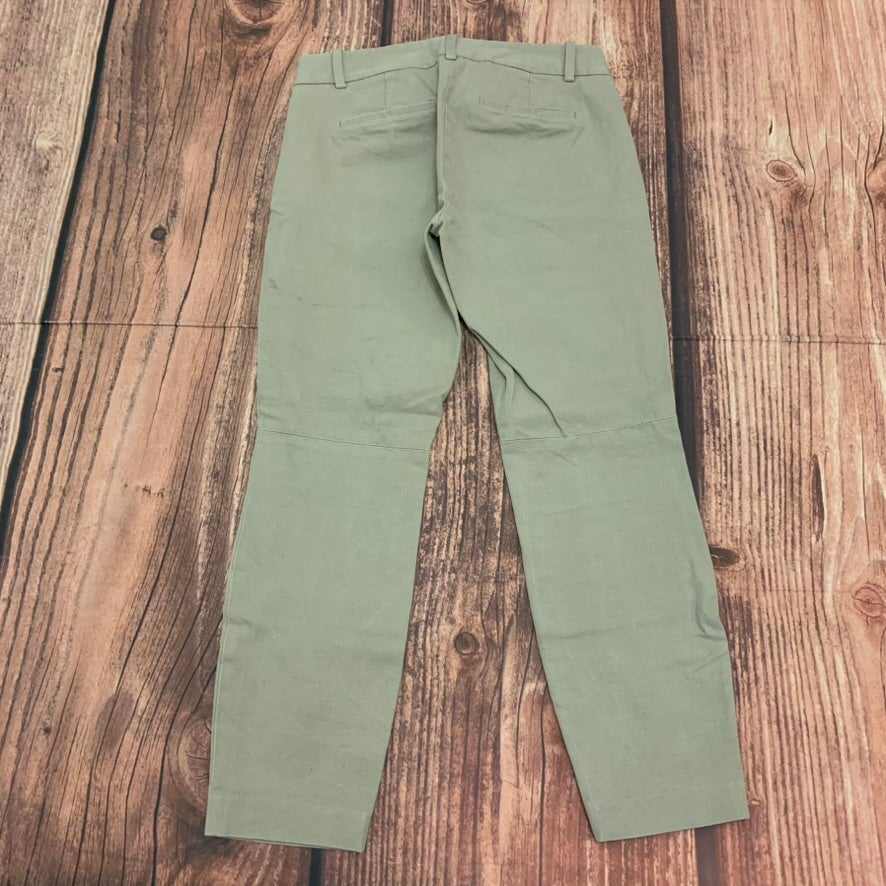 J.Crew Minnie Cropped Chino Pants Womens Size 0 Beige Slim