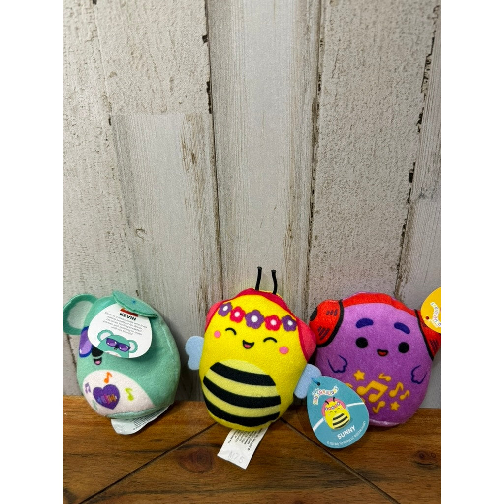 NWT McDonald's Squishmallows Happy Meal Toys Set of 3 Collectibles