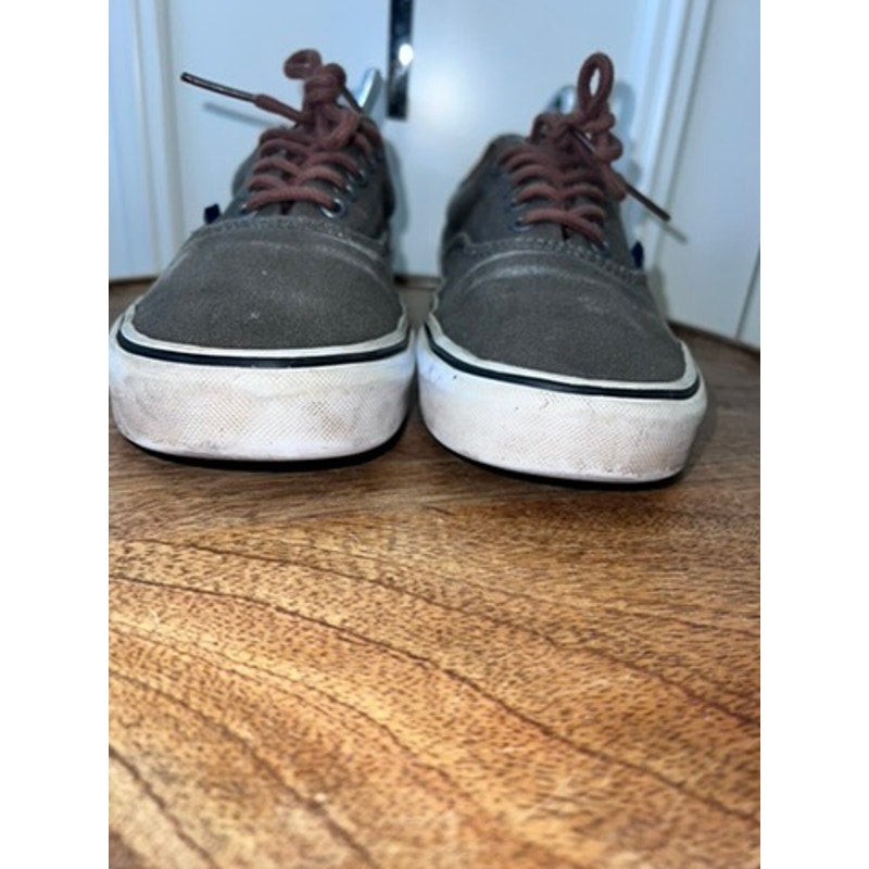Vans Era 59 Men's Size 9.5 Gray Canvas Leather Accent Sneakers