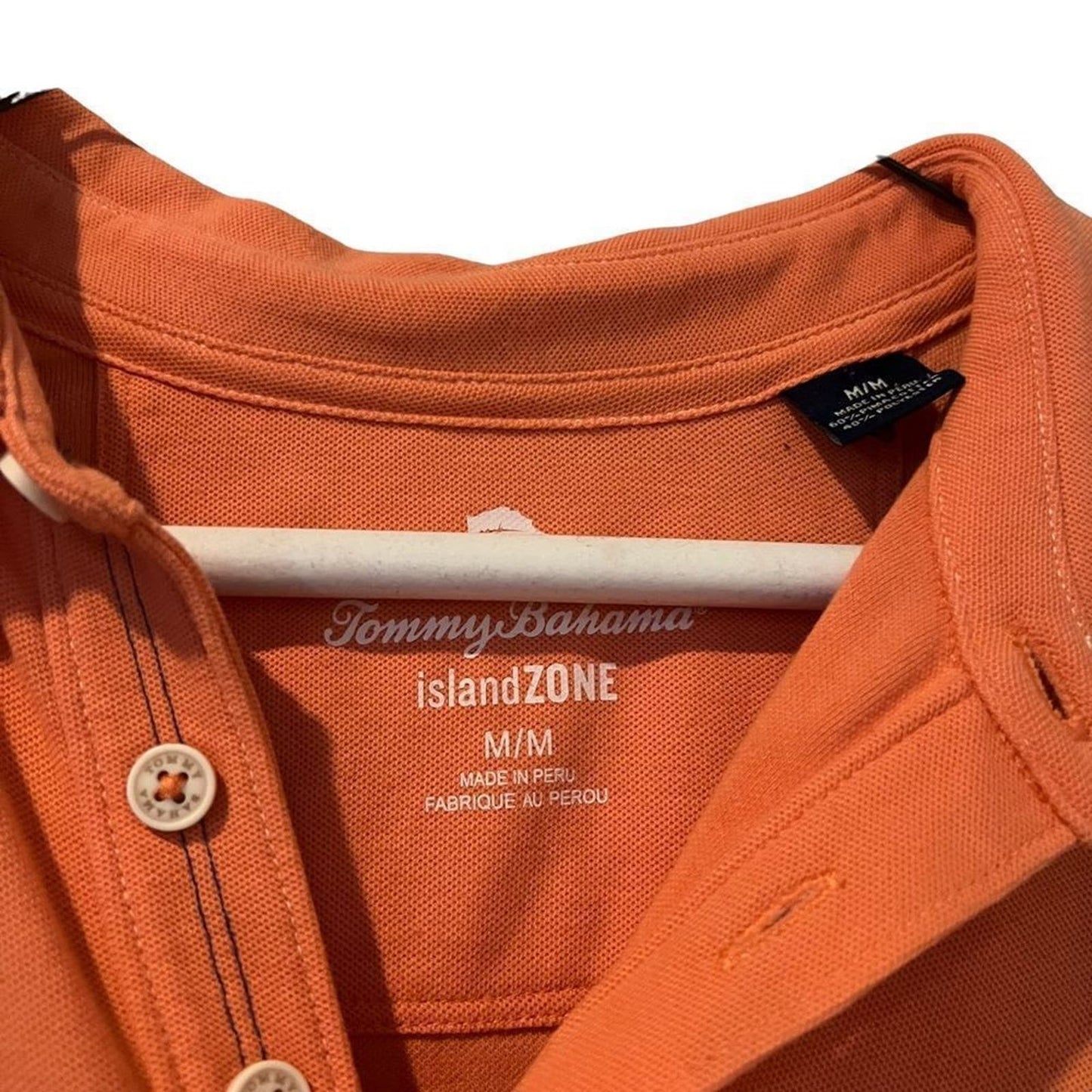 Tommy Bahama Men's Orange Island Zone Polo Size Medium