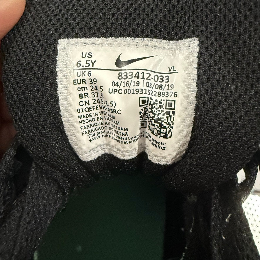 Nike Air Max 90 LTR Kids' Black Metallic Grey Sneakers Size 6.5Y