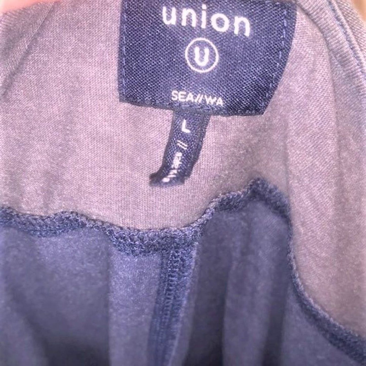Union Blue & grey hoodie/T-shirt L