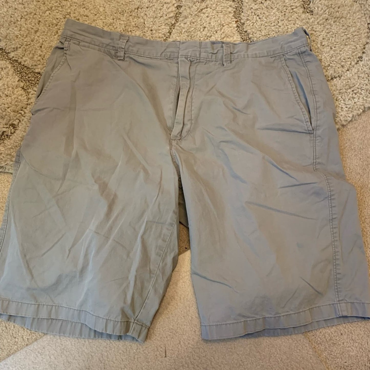 J. Crew Men's Grey Chino Club Shorts Size 35 10.5" Inseam