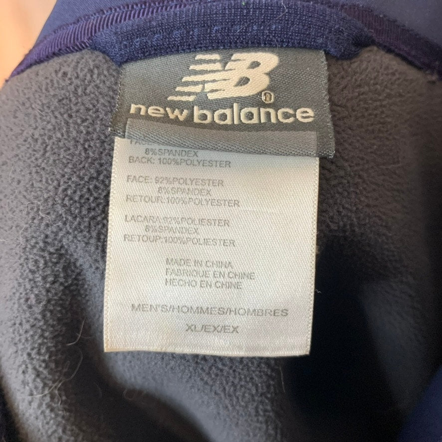 New Balance Track Jacket Mens XL Navy Blue Gray Full Zip
