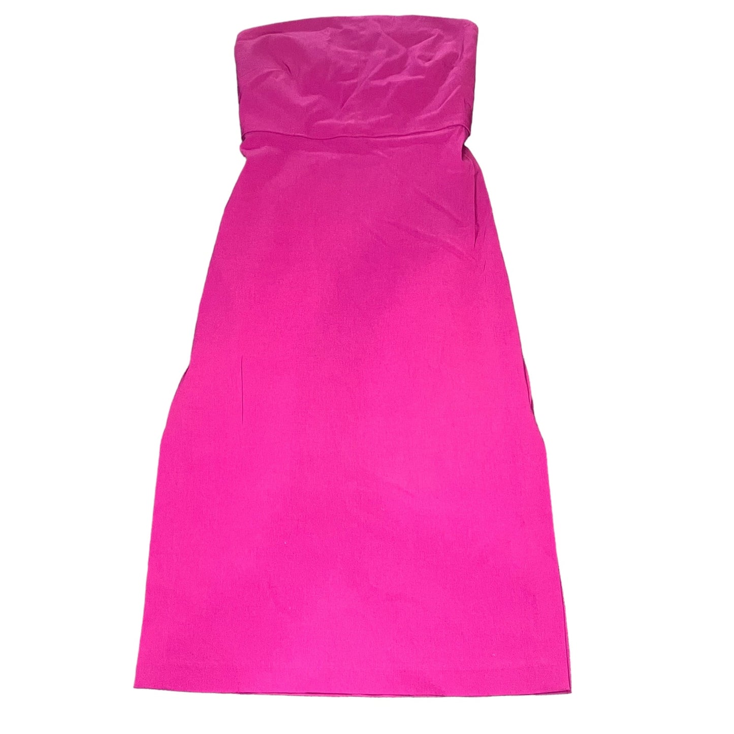 Express Women's Size 6 Y2K Pink Strapless Midi Dress Party/Cocktail