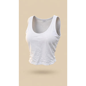 90 Degree by Reflex Grey Cropped Sports Bra Tank Size Large