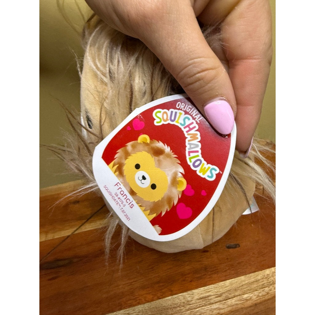 NWT Squishmallows Francis the Lion 8" Plush Toy with Furry Mane