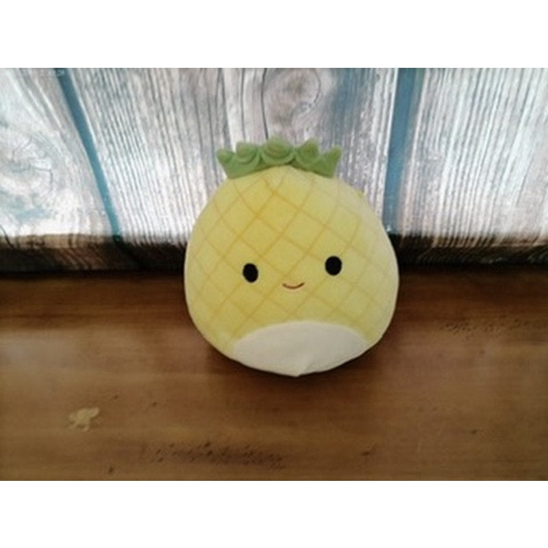 Squishmallows Pineapple Plush Stuffed Yellow Green Top 8"