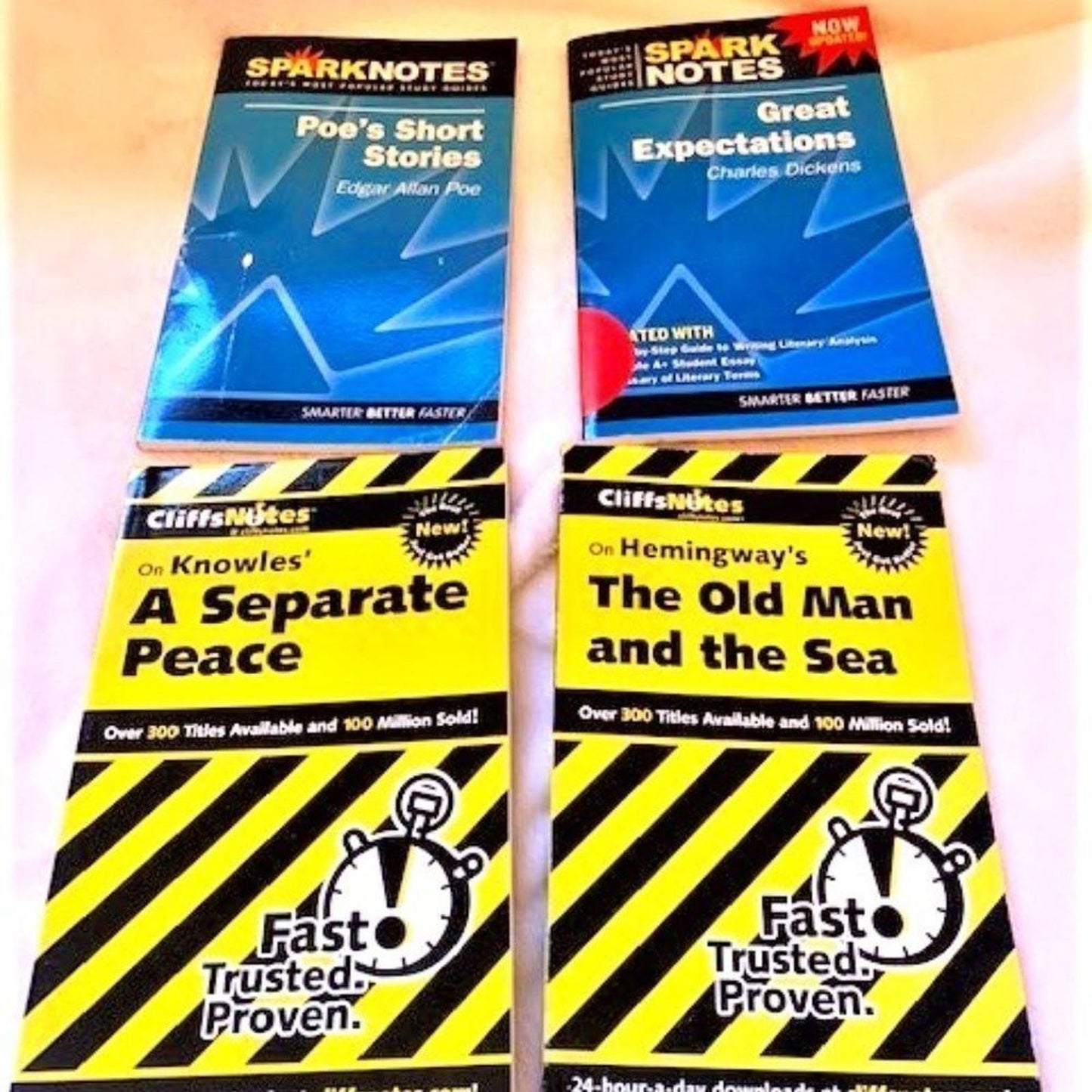 Set 4 Study Guides Great Expectations/Old Man & Sea/Separate Peace/Poe's Stories