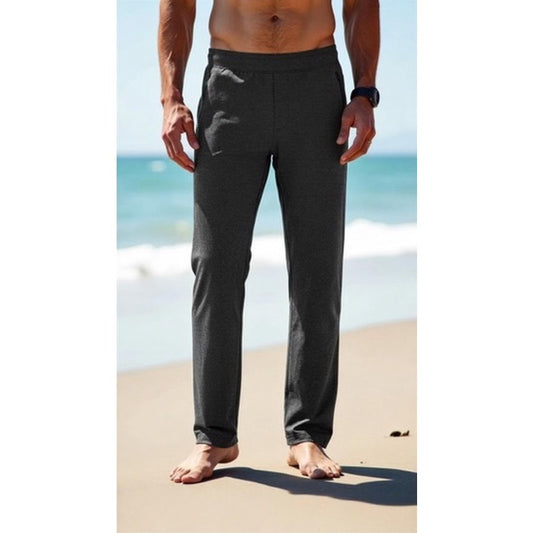 Lululemon Discipline Pant Men's Straight Leg Gray Zip Pockets Drawstring