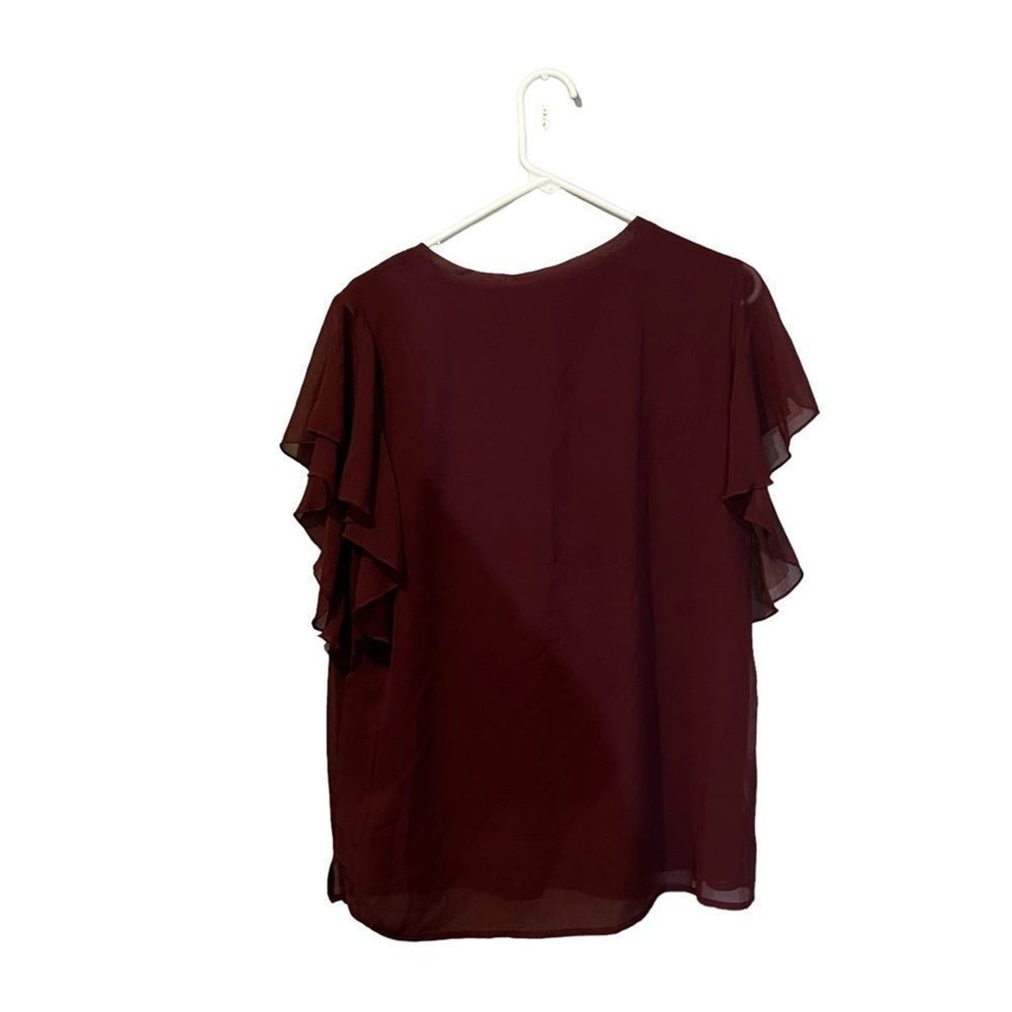 NWT Worthington Burgundy Blouse Size Medium