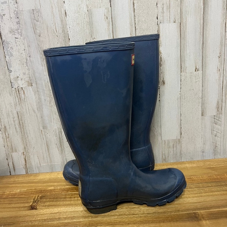 Hunter Women's Original Tall Rain Boots Navy Blue Size 5